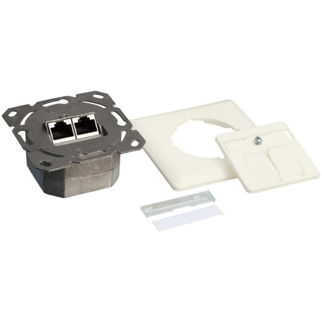 LogiLink Cat.6 Wall Outlet 2xRJ45 STP Référence: NP0023