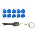 MicroConnect RJ45 Port blockers with key Référence: W128832972