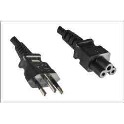 MicroConnect Power Cord Brazil to C5 1.8m Reference: PE010818BRAZIL