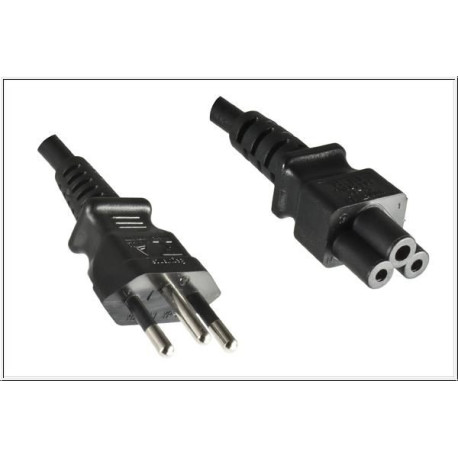 MicroConnect Power Cord Brazil to C5 1.8m Reference: PE010818BRAZIL