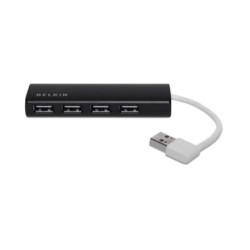 Belkin USB 2.0 HUB 1:4 SLIM Pass BLK Référence: F4U042BT