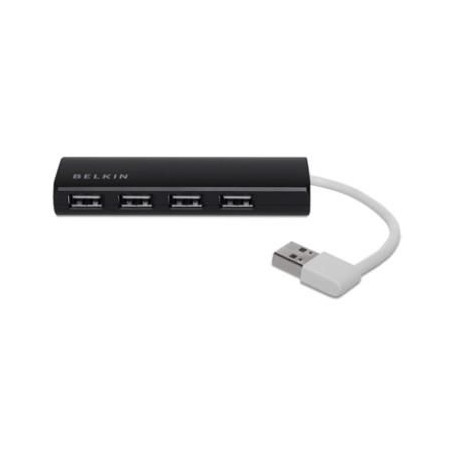 Belkin USB 2.0 HUB 1:4 SLIM Pass BLK Référence: F4U042BT