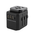 MicroConnect World Travel Adapter, 3 USB A Reference: W128327859