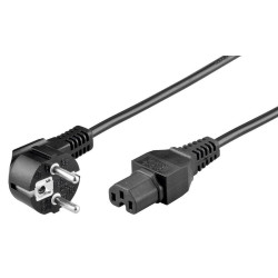 MicroConnect Power Cord CEE 7/7 - C15 1m Référence: W128881243