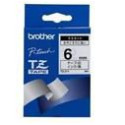 Brother P-Touch Tape Black on White 6 Reference: TZ-211