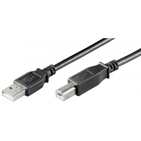 MicroConnect USB2.0 A-B 3m M-M, BLACK Référence: USBAB3B