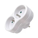 MicroConnect Plug EU to 2FR Type E, White Référence: W128951131