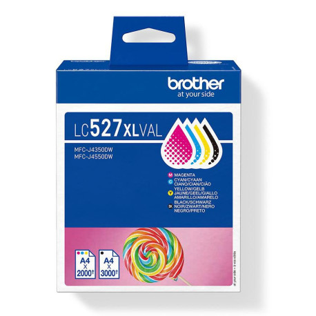 Brother LC527XLVAL VALUE PACK HIGH Référence: W129188662