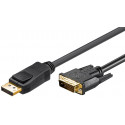 MicroConnect DisplayPort to DVI-D Cable 5m Reference: DP-DVI-MM-500