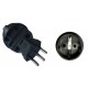 MicroConnect Power Adapter Schuko - Swiss Reference: PEAEUSWISS