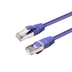 MicroConnect CAT6A S/FTP 0.25m Purple LSZH Reference: W127067699