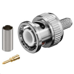 MicroConnect BNC crimp plug for RG58 Référence: BNC58M