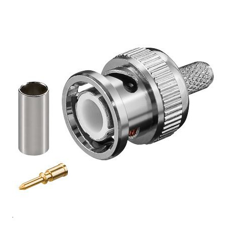 MicroConnect BNC crimp plug for RG58 Référence: BNC58M