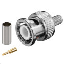 MicroConnect BNC crimp plug for RG58 Référence: BNC58M