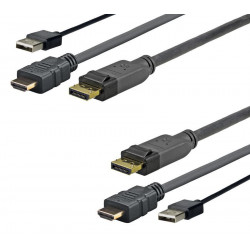 Vivolink Pro HDMI+DP+USB 3m Reference: PROHDMIUSBDP3