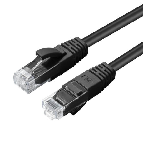 MicroConnect CAT6A UTP 15m Black LSZH Référence: W125878692