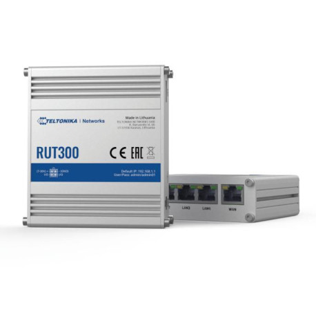 Teltonika Networks RUT300 INDUSTRIAL ETHERNET Reference: W128169324