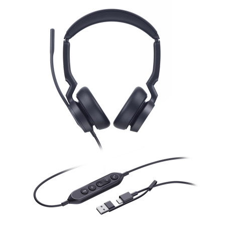 Yealink UH46 Dual UC USB-C/A Headset Référence: W129174952