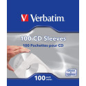 Verbatim CD PAPER SLEEVES 100 PACK Référence: W125625527