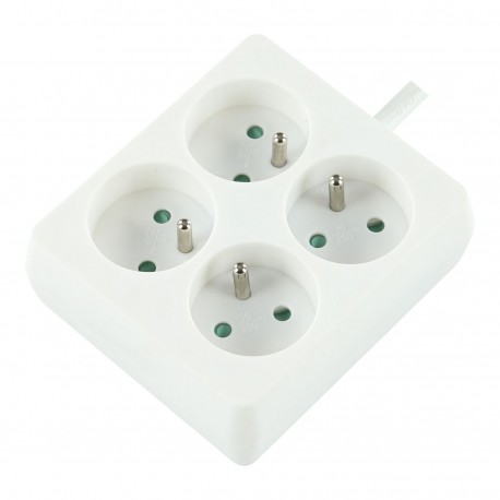 LOGON PROFESSIONAL 4-WAY POWER STRIP: WHITE - Référence: W128317405