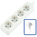 LOGON PROFESSIONAL 4-WAY POWER STRIP: WHITE - Référence: W128317406