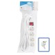 LOGON PROFESSIONAL 4-WAY POWER STRIP: WHITE - Référence: W128317408