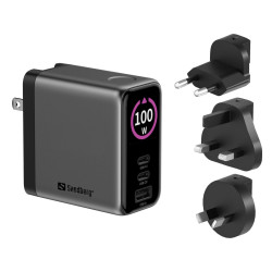 Sandberg Travel Charger PD100W Display Référence: 441-71