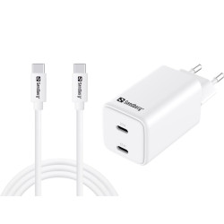 Sandberg AC Charger USB-C PD65W EU 1.5M Référence: 441-75
