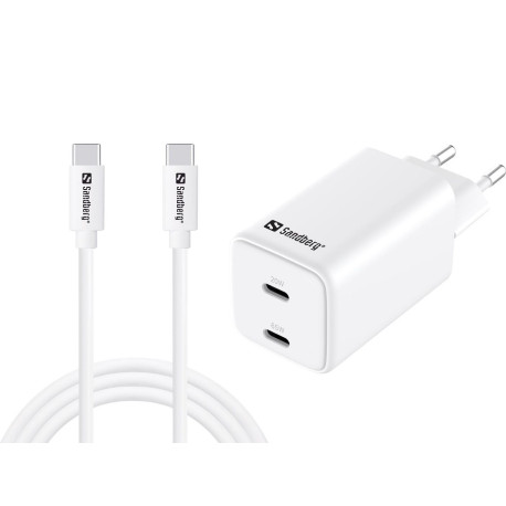 Sandberg AC Charger USB-C PD65W EU 1.5M Référence: 441-75