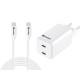 Sandberg AC Charger USB-C PD65W EU 3M Référence: 441-76