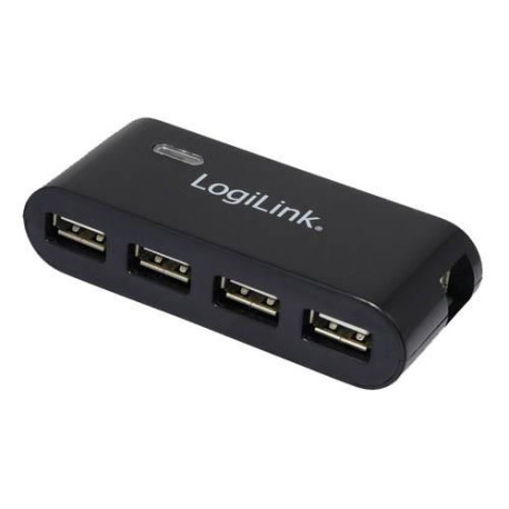 LogiLink 4-Port m. PSU black Reference: UA0085