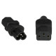 MicroConnect Power Adapter C6 to C13 F-F Référence: PE613AD