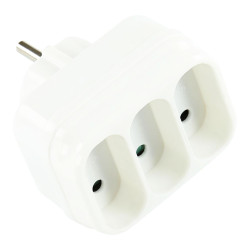 LOGON PROFESSIONAL DOMINO 3x6A, PP WITH CHILD Référence: W128317520