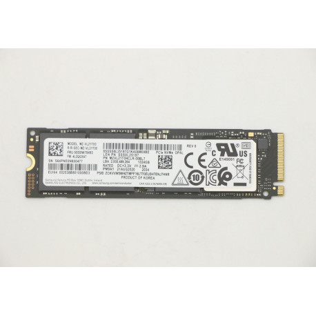 Lenovo 1TB M.2 2280 PCIe NVMe SSD Référence: W129456305