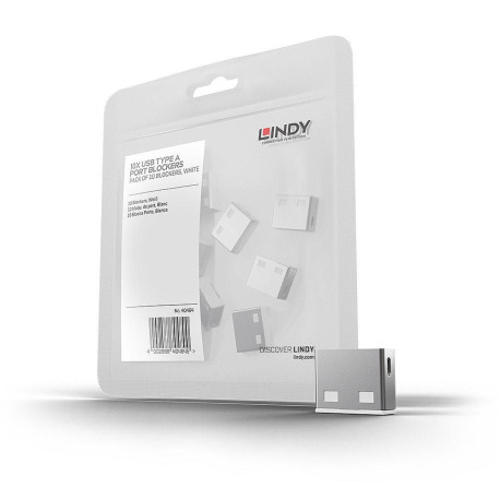 Lindy USB Port Blocker White 10 pcs Reference: 40464