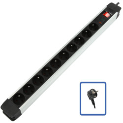 LOGON PROFESSIONAL 10-WAY POWER STRIP WITH SURGE Référence: W128316948