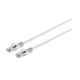 MicroConnect U/FTP CAT6A 5M White Flat Référence: V-UTP6A05W-FLAT