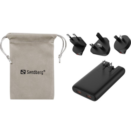 Sandberg 4in1 TravelCharger 65W Black Référence: 441-77