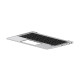 HP Top Cover W/Keyboard BL FR Référence: W126164119