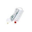 MicroConnect 4 gang UK Surge Protected Référence: W128884625