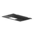 HP TOP COVER PLG W KB PLG BL UK Référence: W126181215