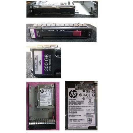 Hewlett Packard Enterprise HDD 300GB SAS 15,000 RPM Reference: 737571-001