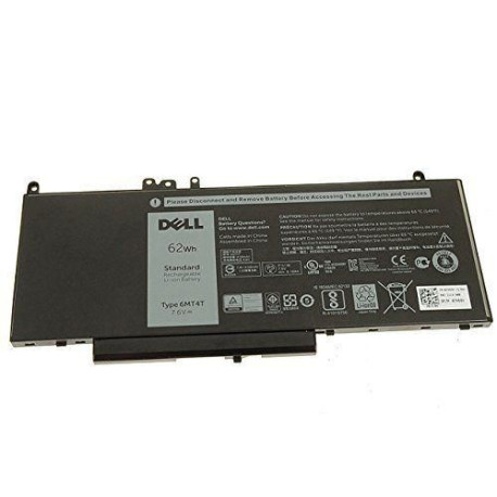 Dell Battery 6 Cell 62Whr Reference: 6MT4T