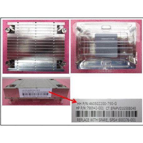 HP HEATSINK XL1X0R 18 FINS Référence: W129231756 