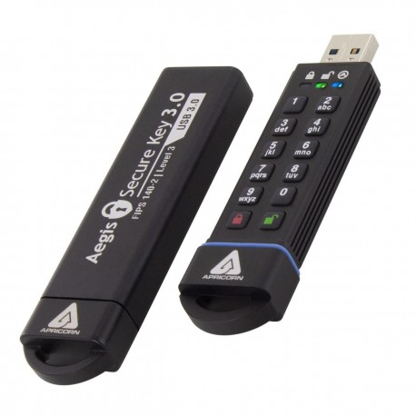 Apricorn Aegis Secure Key USB3 16GB Référence: ASK3-16GB