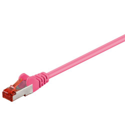 MicroConnect F/UTP CAT6 0.25m Pink PVC Référence: B-FTP60025PI