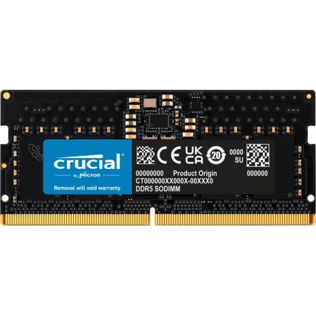 Crucial 8Gb (1X8Gb) Ddr5-5600 Cl 46 Référence: W128443597