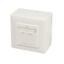 LogiLink NP0124 socket-outlet 2 x 