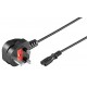MicroConnect PowerCord UK- Notebook C7 3m Référence: PE090730