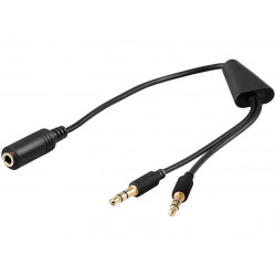 MicroConnect Audio Cable, 0,4 meter Reference: AUDAL